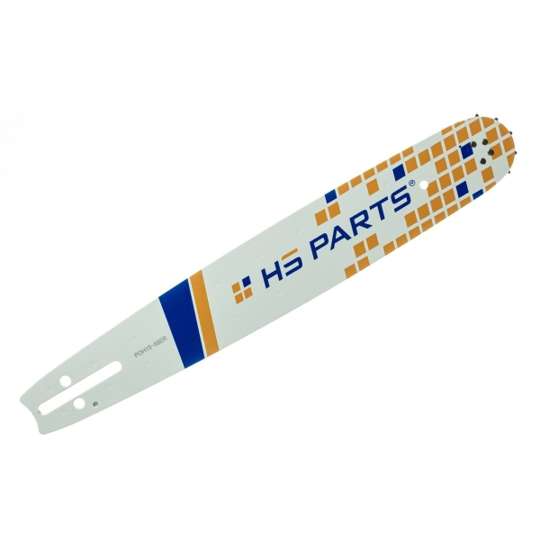HS PARTS vodící lišta 15" (38 cm) 3/8" .058" (1,5 mm) pro Husqvarna 246 254 262 345 357 455 460 555 560 Jonsered 2054 CS2260 Dolmar 111 112 115 PS540 Solo 613 614 650 Oleomac 162 956 962