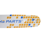 HS PARTS vodící lišta 15" (38 cm) 3/8" .058" (1,5 mm) pro Husqvarna 246 254 262 345 357 455 460 555 560 Jonsered 2054 CS2260 Dolmar 111 112 115 PS540 Solo 613 614 650 Oleomac 162 956 962