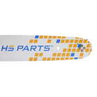 HS PARTS vodící lišta 15" (38 cm) .325" .050" (1,3 mm) pro Husqvarna 36 45 55 136 154 254 257 262 345 346 357 435 445 460 Jonsered 2054 2152 2155 CS2149W Dolmar 109 111 112 116 Oleomac 938 946 947 952 962 Solo 639 651 665