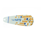 HS PARTS vodící lišta 16" (40 cm) 3/8" .050" (1,3 mm) + 4 x pilový řetěz 56 článek hranatý zub pro Partner 350 351 370 P420 Husqvarna T425 E16 E316 E321 Dolmar PS330 PS33 PS34 ES152 Homelite 3300 CS40 Solo 613 Oleomac GS35 GS350 931