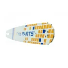 HS PARTS vodící lišta 16" (40 cm) 3/8" .050" (1,3 mm) + 4 x pilový řetěz 60 článků hranatý zub pro Husqvarna 246 254 262 345 357 455 460 555 560 Jonsered 2054 CS2260 Dolmar 111 112 115 PS540 Solo 613 614 650 Oleomac 162 956 962