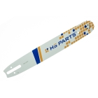 HS PARTS vodící lišta 16" (40 cm) 3/8" .063" (1,6 mm) + pilový řetěz 60 článků hranatý zub + řetězka pro Stihl 064 066 MS660