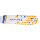 HS PARTS vodící lišta 16" (40 cm) .325" .063" (1,6 mm) pro Stihl 024 026 028 029 031 032 034 036 039 MS240 MS260 MS261 MS270 MS271 MS280 MS290 MS291 MS310 MS390