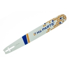 HS PARTS vodící lišta 18" (45 cm) 3/8" .050" (1,3 mm) + 2 x pilový řetěz 64 článků hranatý zub pro Husqvarna 246 254 262 345 357 455 460 555 560 Jonsered 2054 CS2260 Dolmar 111 112 115 PS540 Solo 613 614 650 Oleomac 162 956 962