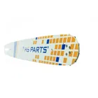 HS PARTS vodící lišta 18" (45 cm) 3/8" .058" (1,5 mm) + 4 x pilový řetěz 64 článků hranatý zub pro Husqvarna 246 254 262 345 357 455 460 555 560 Jonsered 2054 CS2260 Dolmar 111 112 115 PS540 Solo 613 614 650 Oleomac 162 956 962