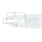 HS PARTS vodící lišta 18" (45 cm) 3/8" .058" (1,5 mm) 68 čl. pro Husqvarna 51 55 246 254 262 345 357 359 455 460 555 560 Jonsered 2054 CS2260 Dolmar 111 112 115 PS540 Solo 613 614 650 Oleomac 162 956 962