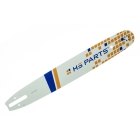 HS PARTS vodící lišta 18" (45 cm) .325" .063" (1,6 mm) + 2 x pilový řetěz 74 článků hranatý zub pro Stihl 024 026 036 039 MS240 MS260 MS261 MS270 MS280 MS290 MS310 MS390