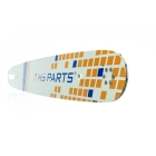HS PARTS vodící lišta 18" (45 cm) .325" .063" (1,6 mm) + pilový řetěz 74 článků hranatý zub pro Stihl 029 039 MS240 MS260 MS261 MS270 MS280 MS290 MS310 MS390 