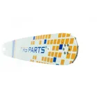 HS PARTS vodící lišta 20" (50 cm) + 2 x řetěz 3/8" .063" (1,6 mm) 72 článků hranatý zub + řetězka pro Stihl 044 046 MS341 MS361 MS440 MS460 MS461