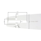 HS PARTS vodící lišta 20" (50 cm) 3/8" .050" (1,3 mm) 72 čl. pro Husqvarna 51 55 246 254 262 345 357 359 455 460 555 560 Jonsered 2054 CS2260 Dolmar 111 112 115 PS540 Solo 613 614 650 Oleomac 162 956 962