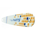 HS PARTS vodící lišta 20" (50 cm) .325" .058" (1,5 mm) + pilový řetěz 76 článků hranatý zub pro Husqvarna 36 45 55 136 154 254 257 262 345 346 357 435 445 460 Jonsered 2054 2152 2155 CS2149W Dolmar 109 111 112 116 Oleomac 938 946 947 952 962