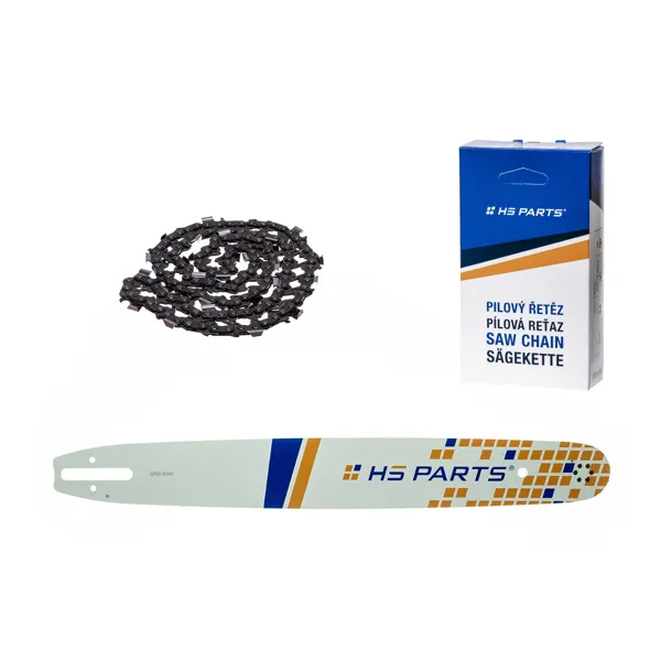 HS PARTS vodící lišta 20" (50 cm) .325" .063" (1,6 mm) + pilový řetěz 81 článků hranatý zub pro Stihl 024 026 028 029 030 031 032 039 MS240 MS260 MS261 MS270 MS271 MS280 MS290 MS291 MS310 MS390