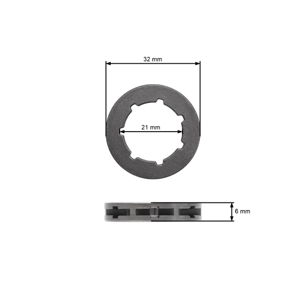 HS Parts výměnný prstýnek .325" 7 zubů pro motorové pily