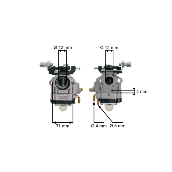 Karburátor pre čínske krovinorezy a z hobbymarketov s objemom motora 43 cm3 52 cm3