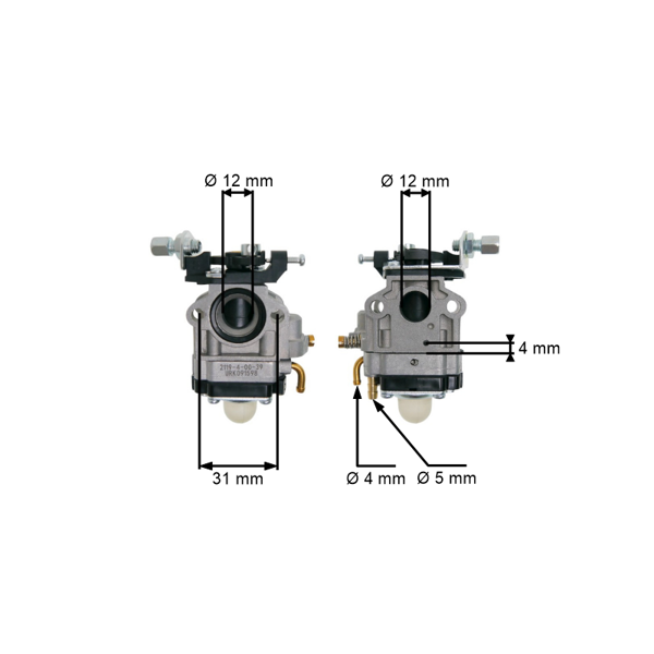 Karburátor pro Čínské křovinořezy a křovinořezy z hobbymarketů s obsahem motoru 43 ccm 52 ccm