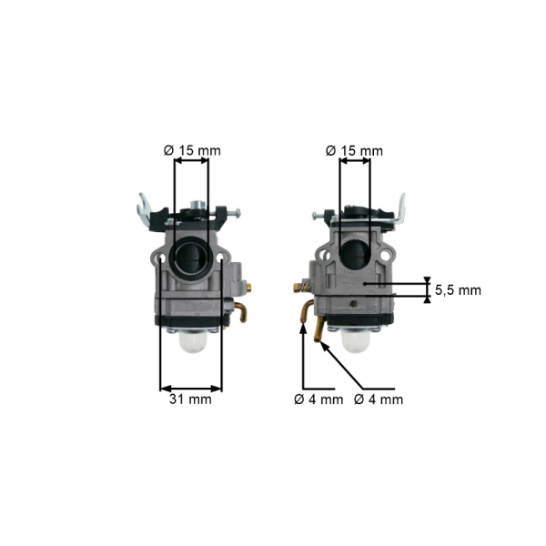 Karburátor pro křovinořezy Echo PB-755H PB-755SH PB-755T PB-755ST Shindaiwa EB633RT Red Max EB6200 AL-KO Alko Hecht Čínské značky (OEM A021000811)