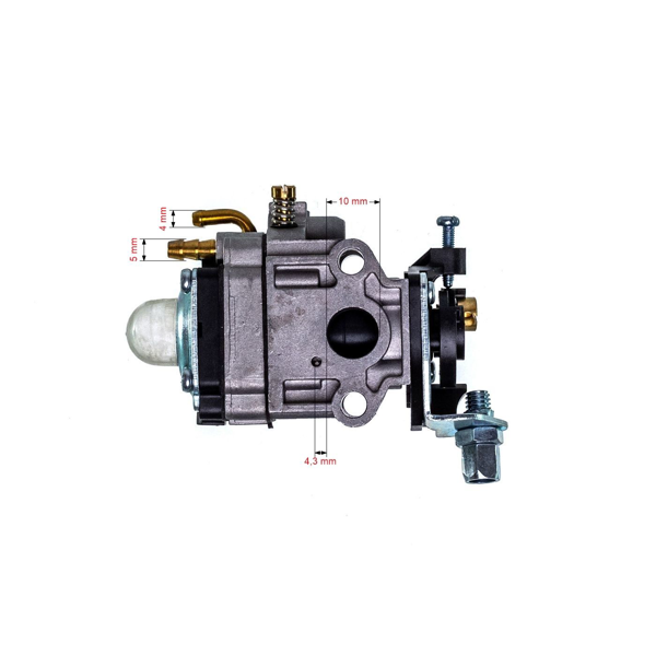 Karburátor pro křovinořezy Echo SRM2601 SRM2400 SRM2610 PE2601 AL-KO Alko Hecht Čínské značky a křovinořezy z hobbymarketů (OEM 12300057731)