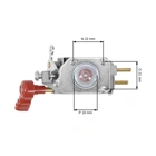Karburátor pro křovinořezy MTD M2560 MS2550 MS2560 Craftsman 316240320 316711170 316711171 Troy-Bilt TB2040XP TB2044XP TB2MB TB430 Murray M2560 MS2550 MS2560 MS9900 (OEM 753-06288)