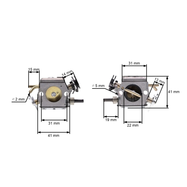 Karburátor pro motorové pily Husqvarna 362 365 371XP 372 372XP Jonsered 2065 2165 (OEM 503283203)
