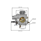 Karburátor pro motorové pily Stihl 044 046 MS440 MS460 (OEM 11281200625)