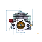 Karburátor pro motorové pily Stihl MS720 070 090 (OEM 11061200650)
