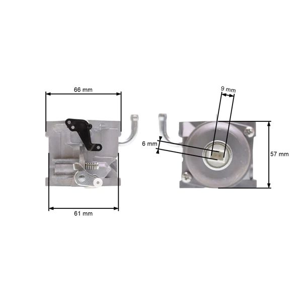 Karburátor pro motory Briggs & Stratton (OEM 591731 796109 594593 590400 796078 498811 794161 795477 4u8 - 31H777 - 796109)