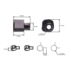 Karburátor pro motory Briggs & Stratton (OEM 591731 796109 594593 590400 796078 498811 794161 795477 4u8 - 31H777 - 796109)