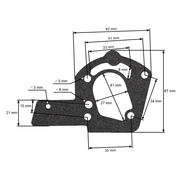 Karburátor pro motory Briggs & Stratton výkon 5,0 PS (OEM 498298 692784 495951 495426 490533)