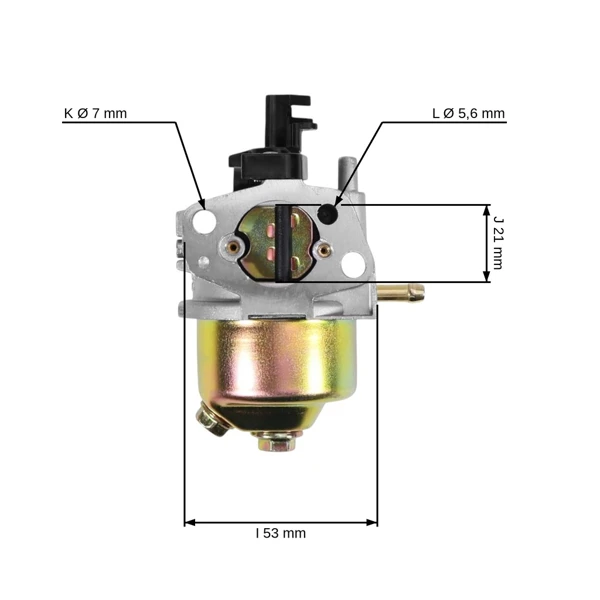 Karburátor pro motory Honda GX140 GX160 GX200 Zongshen 168FB (OEM 16100-ZH8-800)
