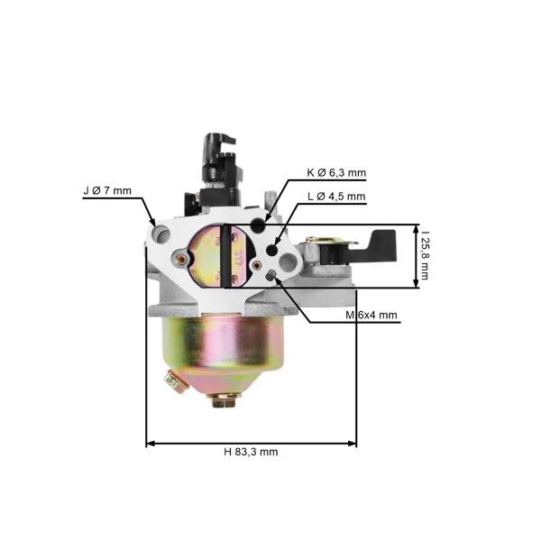 Karburátor pro motory Honda GX240 GX270 výkon 8,0 PS - 9,0 PS (OEM 16100ZE2W71 1616100ZH9 16100-ZE2-W71 16100-ZH9-W21 1616100-ZH9-820)