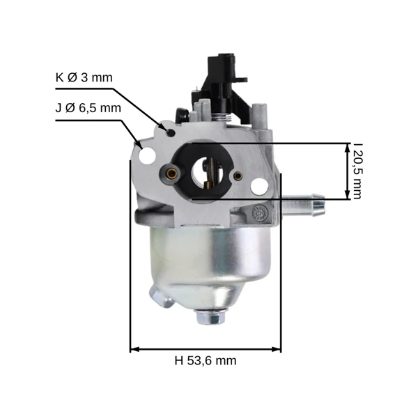 Karburátor pro motory Loncin LC1P65FE (OEM 170022440-0001)