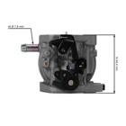 Karburátor pro motory Zongshen XP200 6,5 PS (OEM 100005371)