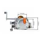 Karburátor pro vibrační pěch Wacker Neuson BS600 BS650 BS700 BS600S BS50-2 BS60-2 BS70-2 WM80 (OEM 0117285)