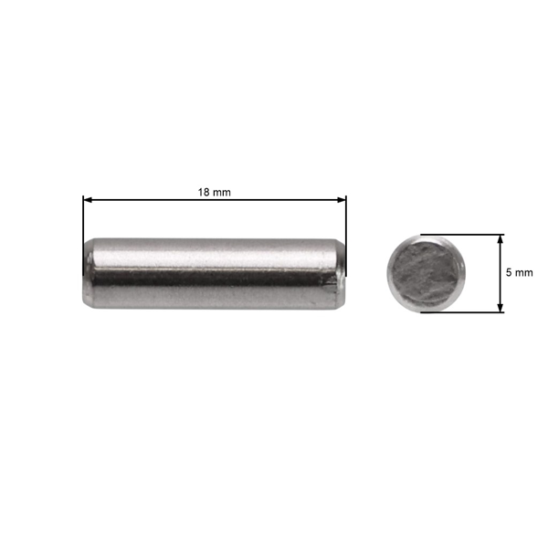 Klin hnacieho ozubeného kolieska pojazdu pre Čínske motorové kosačky a kosačky z hobbymarketov 5 mm x 17 mm