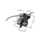 Kompletní lanko zapínání a vypínání motoru pro motorové sekačky Husqvarna Partner Electrolux Craftsman McCulloch Poulan Jonsered (OEM 532420939 420939)