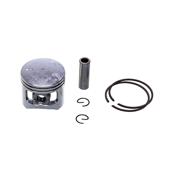 Kompletní píst 43 mm pro Čínské motorové pily a pily z hobbymarketů s obsahem motoru 45 ccm