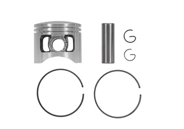 Kompletní píst 43 mm pro Čínské motorové pily a pily z hobbymarketů s obsahem motoru 45 ccm