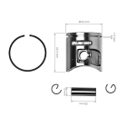 Kompletní píst pro motorové pily Husqvarna 445 445E 445E II Jonsered CS2245 CS2245 II McCulloch CS450 42 mm (OEM 544088403)