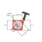 Kompletní startér pro křovinořezy OLEO-MAC Oleomac 37 Sparta 42 Sparta 44 Sparta BC 380 Sparta 440 (OEM 61200259R) Kompletní startér pro křovinořezy OLEO-MAC Oleomac 37 Sparta 42 Sparta 44 Sparta BC 380 Sparta 440 (OEM 61200259R)