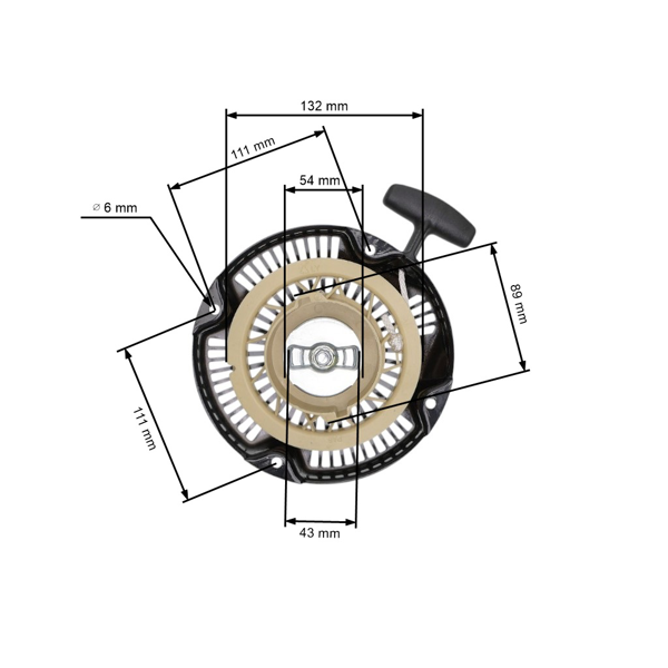 Kompletní startér pro motorové generátory Robin EY20