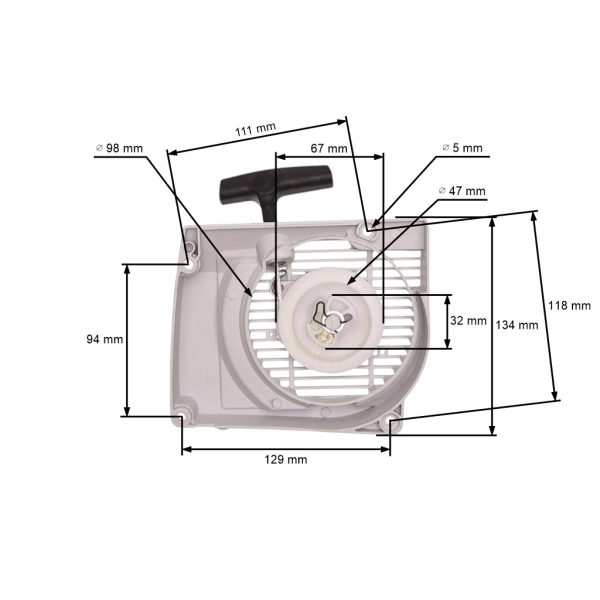 Kompletní startér pro motorové pily Stihl 029 039 MS290 MS310 MS390 (OEM 11270802103)