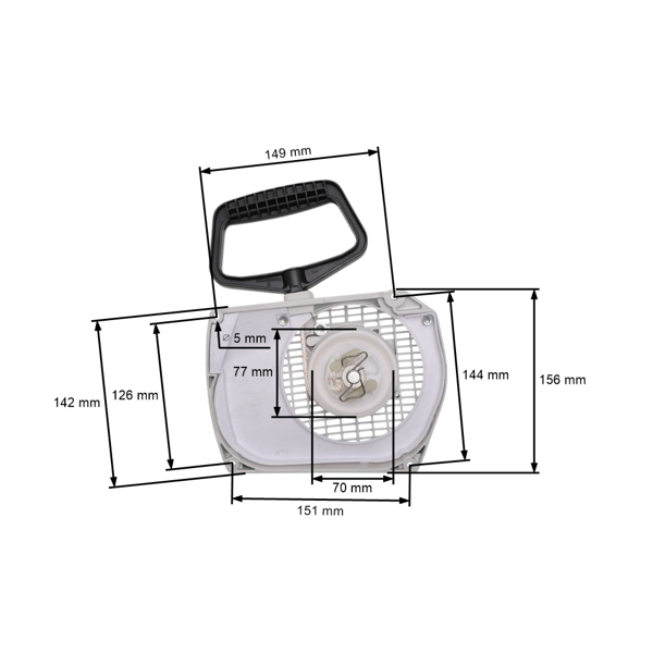 Kompletní startér pro motorové pily Stihl 088 MS880 (OEM 11240802110)
