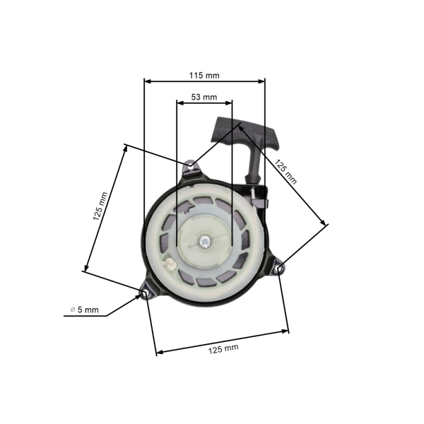 Kompletní startér pro motory Briggs & Stratton MTD Craftsman (OEM 499706 690101)