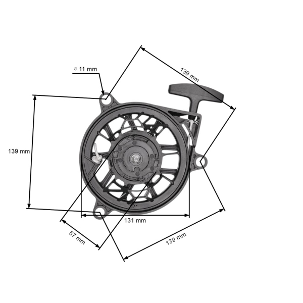 Kompletní startér pro motory Honda GCV170 GCV200 (OEM 28400Z9L004)