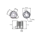 Kompletní startér s protikusem pro motory Honda GX340 GX390 GX610 GX620 výkon 11,0 PS 13,0 PS 18,0 PS 20,0 PS (OEM 28400-ZE3-W01ZA 28400-ZE3-W01)