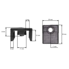 Kompletní univerzální lanko pro motorové sekačky a zahradní traktory rozměr 1400 mm x 1100 mm