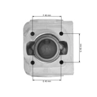Kompletní válec pro motory Wacker WM80 45 mm (OEM 0099336)