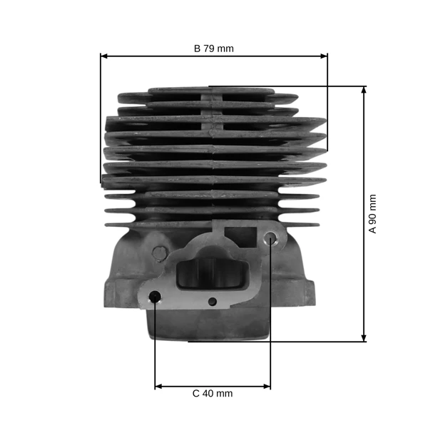 Kompletní válec s pístem pro křovinořezy OLEO-MAC Oleomac 746T 446BP Efco 8460 8465 42 mm (OEM 61122014F)
