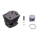 Kompletní válec s pístem pro motorové pily Husqvarna 340 340 E 345 351 Jonsered 2145 2150 CS2145 CS2150 Nikasil 44 mm (OEM 503869971 537253002)