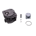 Kompletní válec s pístem pro motorové pily Husqvarna 340 340 E 345 351 Jonsered 2145 2150 CS2145 CS2150 Nikasil 44 mm (OEM 503869971 537253002)